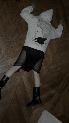 ALLIE X - Phrenological Hoodie (White)
