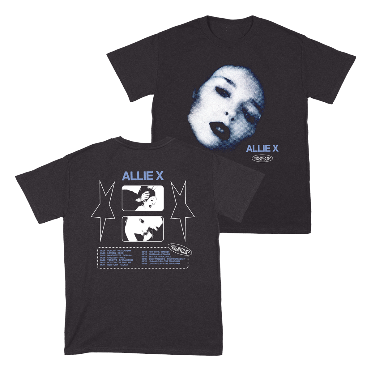 UK & US 2024 TOUR T-SHIRT (BLACK)
