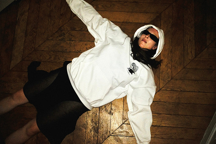 ALLIE X - Phrenological Hoodie (White)