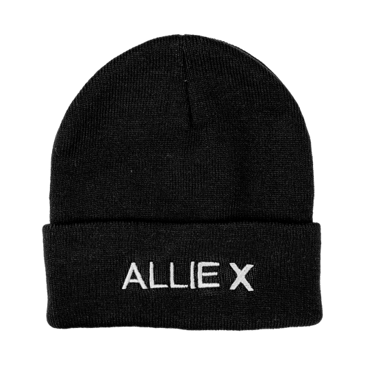 ALLIE X BEANIE (BLACK)