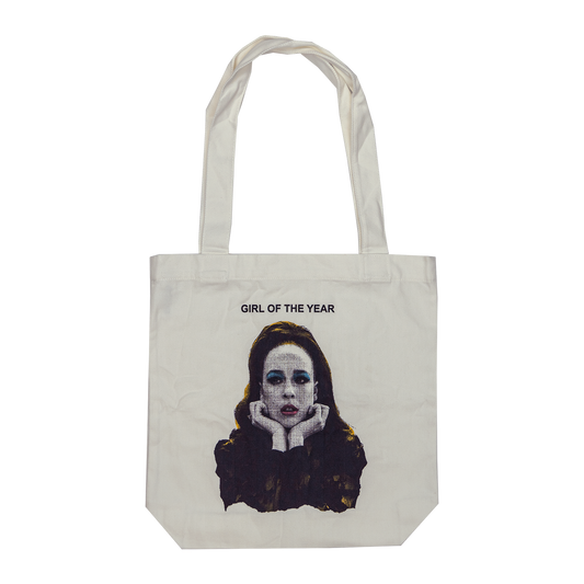 GIRL OF THE YEAR TOTE BAG (NATURAL)