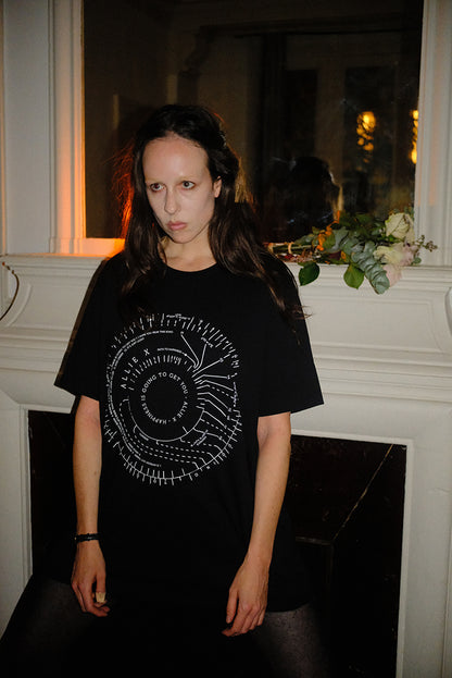 ALLIE X - Coordinates of Happiness Tee (Black)