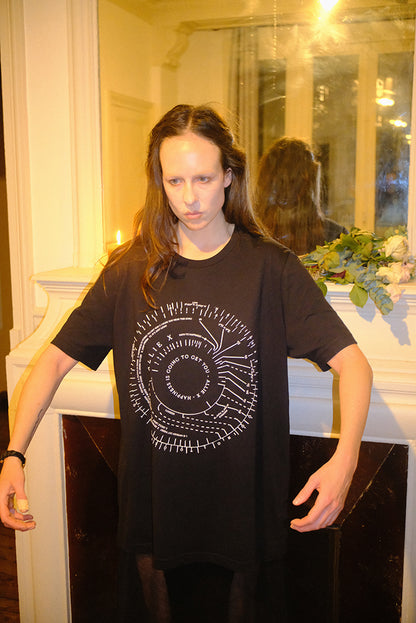 ALLIE X - Coordinates of Happiness Tee (Black)