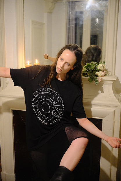 ALLIE X - Coordinates of Happiness Tee (Black)